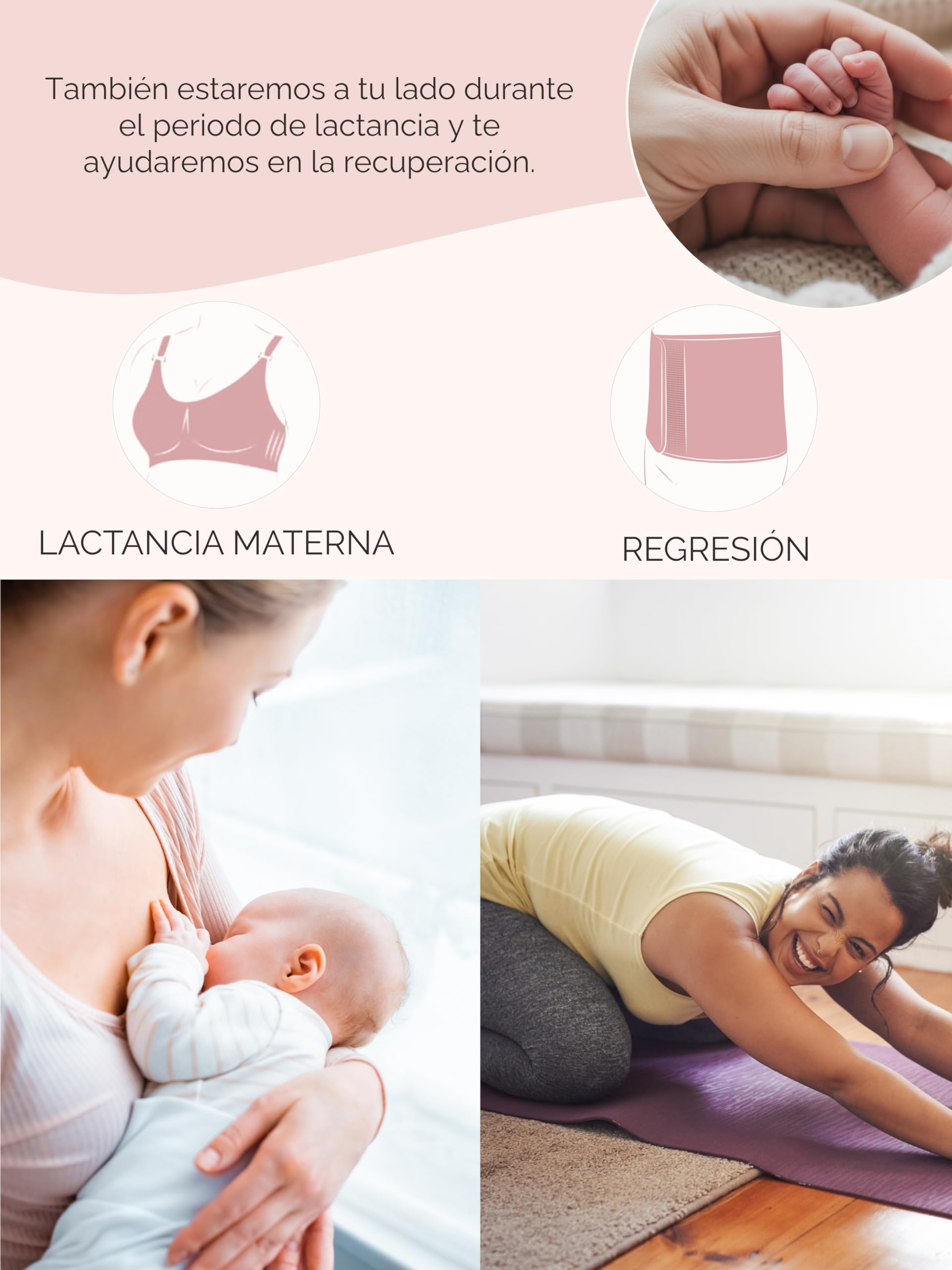 Herzmutter Tops de Lactancia Costuras - Lote de 2 - función Lactancia fácil - prácticos Cierres de Clip - Tops para Lactancia - Lactancia - 5320