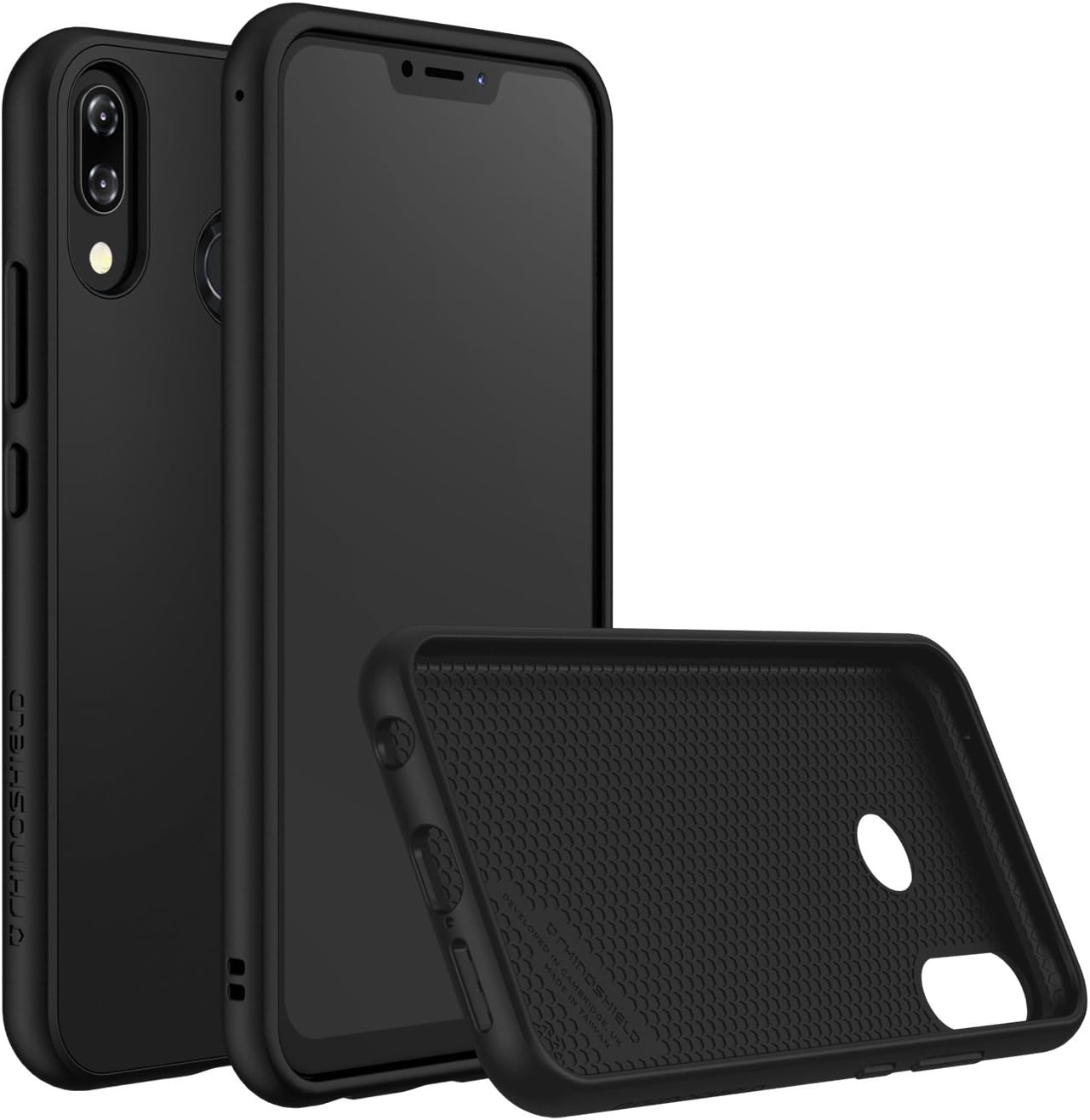 RhinoShield Case compatible with [Zenfone 5 / Zenfone 5Z] | SolidSuit - Shock Absorbent Slim Design Protective Cover with Premium Matte Finish [3.5M / 11ft Drop Protection] - Classic Black