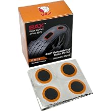 PAX 96 Pcs 25mm 1" Round Inner Tube Patches, Rubber Puncture Repair Kit for Bicycle, Road Bike, MTB, BMX, Scooter & Inflatables - Works with Rubber Cement