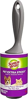 Scotch-Brite Pet Extra Sticky Hair Lint Roller, 95 Sheets