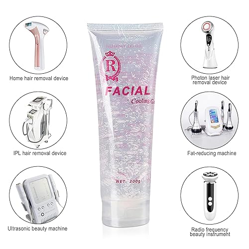 Miniatura 7 de Peafroys Gel refrescante para usar con máquina facial de frecuencia y dispositivo de depilación láser en facial y cuerpo para mujeres u hombres