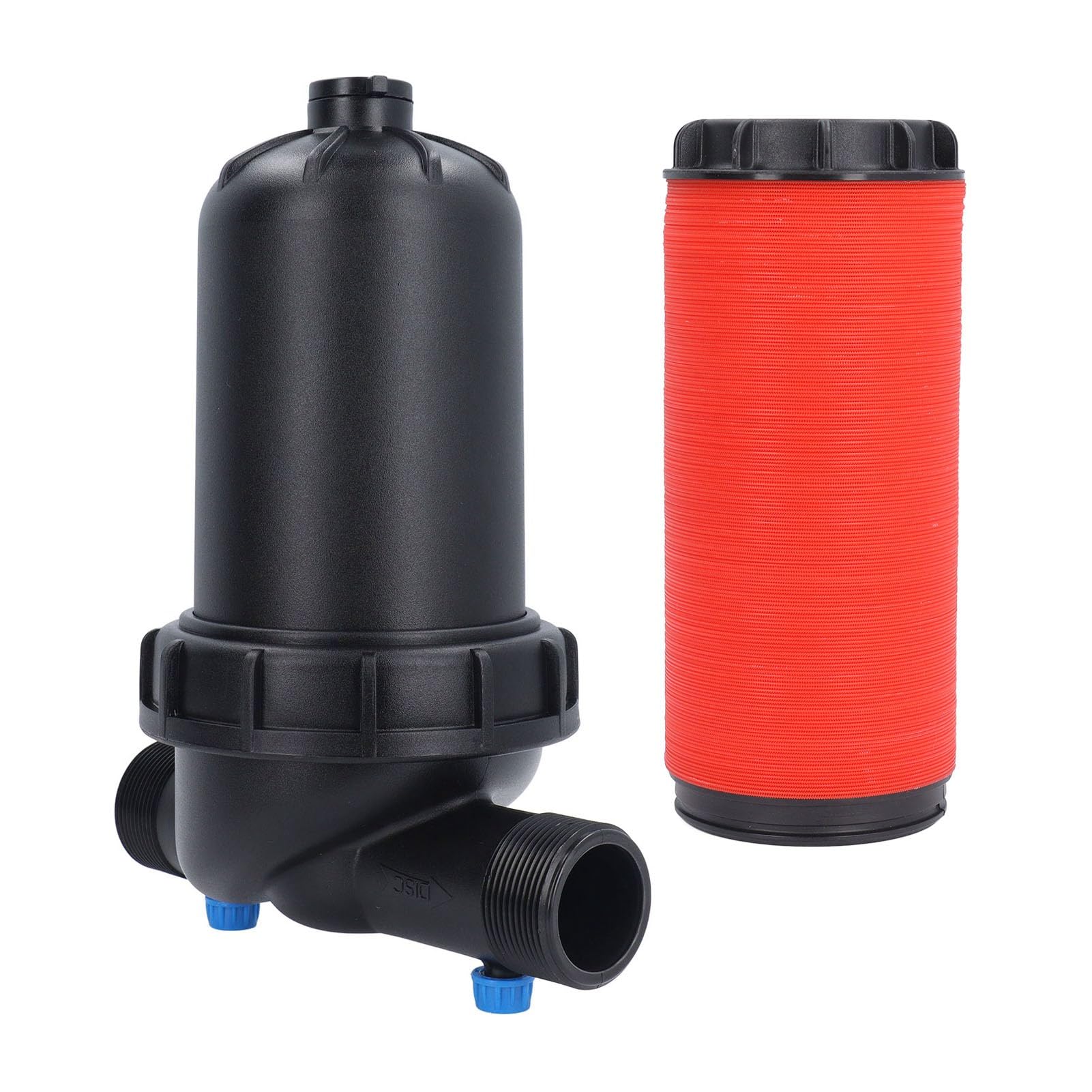 Filtro per irrigazione a goccia a T, resistente ai raggi UV, filtro agricolo e da giardino con tecnologia a microspruzzo per impianti a goccia e irrigatori, design facile da pulire (filtro a disco da