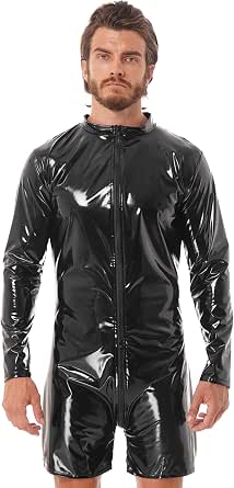 Pantalon de moto en cuir pour homme, coupe ajustée, extensible