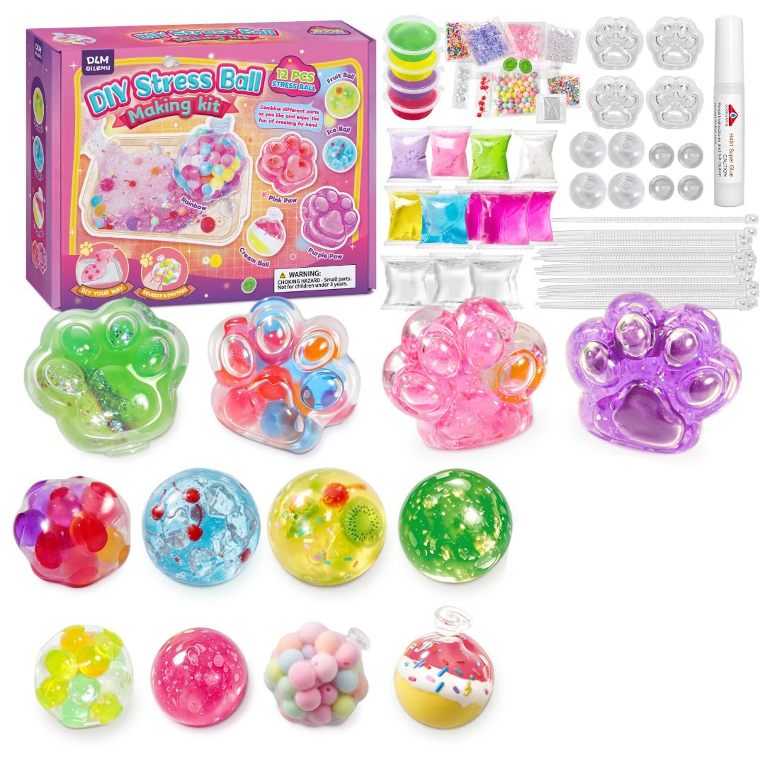 Stressball Selber Machen Set, Stress Ball Maker Anti Geschenke Christmas Party Deko Für Erwachsene