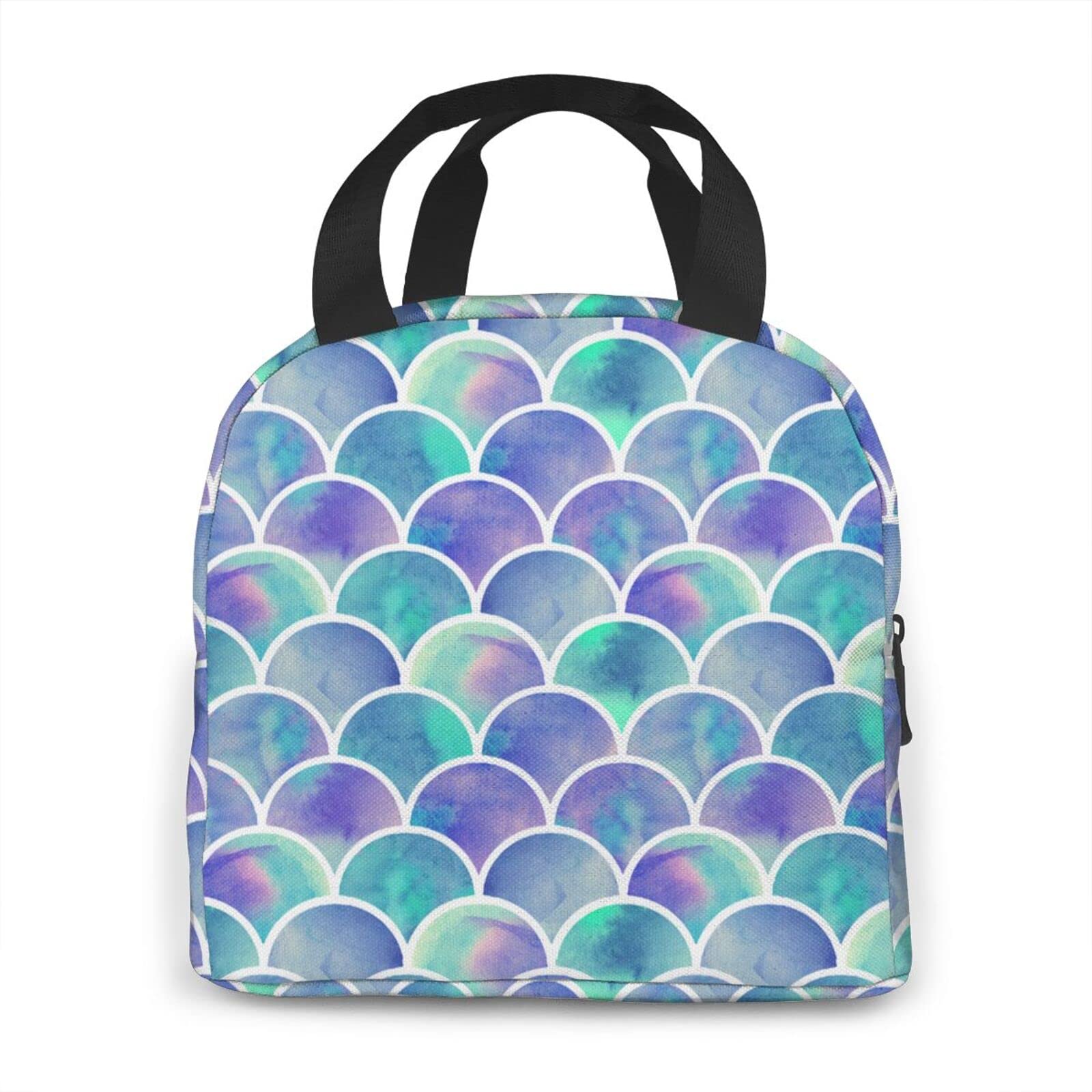 Sac à Déjeuner Isotherme Motif écailles De Sirène, Unisexe, Pour