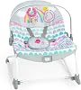 Bright Starts Rosy Rainbow Infant to Toddler Rocker with Vibrations, Baby Seat for Girl or Boy, Newborn