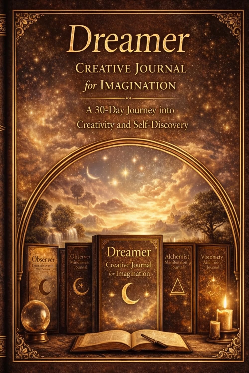 Dreamer Creative Journal for Imagination: A 30-Day journey into Creativity and Self-Discovery