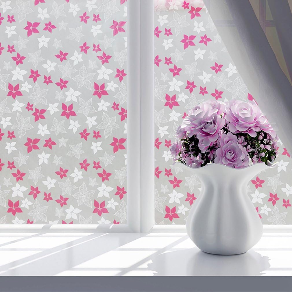 FengJu Window Film Door Sticker Glass Film Both Suitable for Home and Office (SizeM:17.778.7 inch/45cm200cm, QXHD-45)