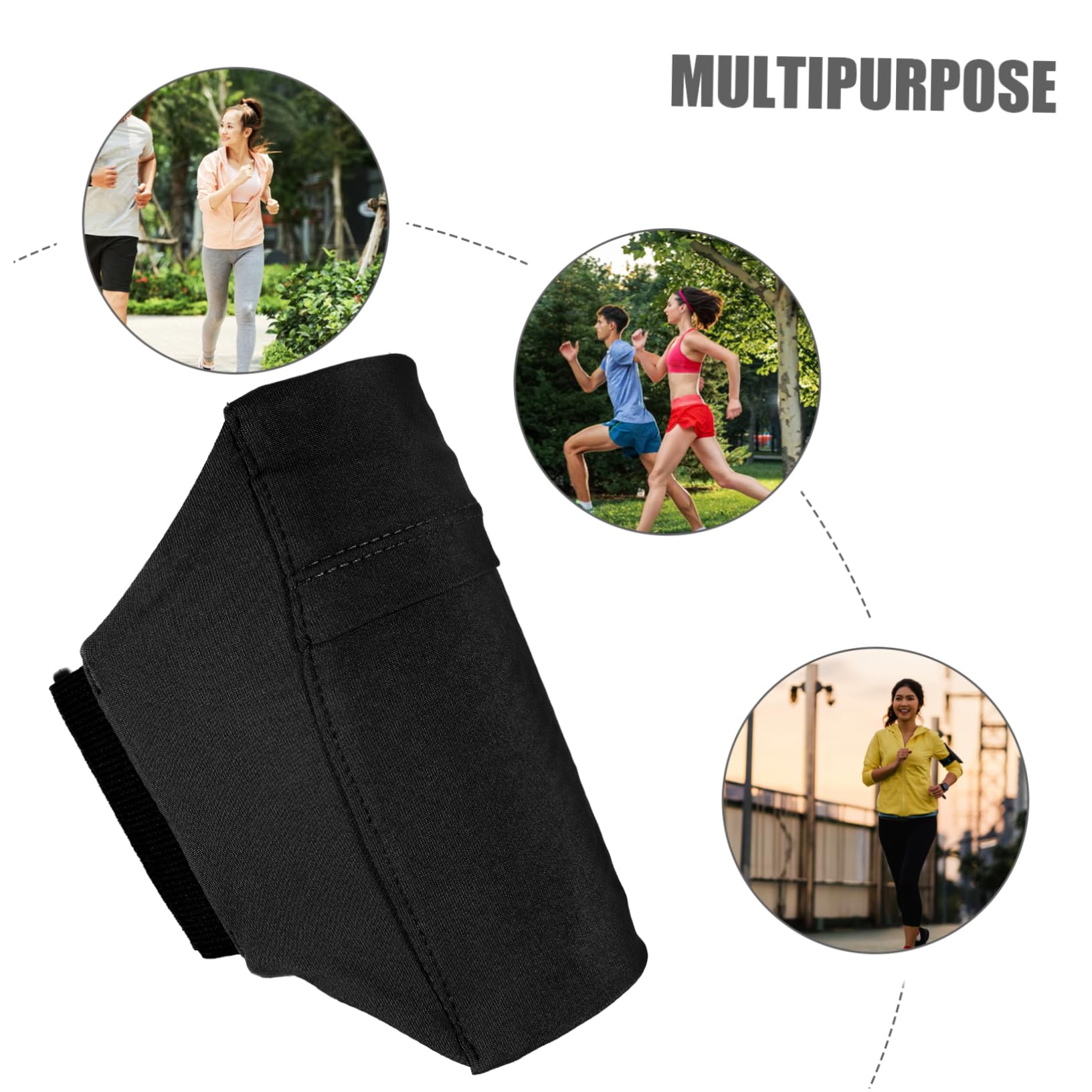 Toddmomy Borsetta Corsa per Cellulare Gamba per attività Outdoor Design Antishock per Smartphone Materiale Antiscivolo E Resistente