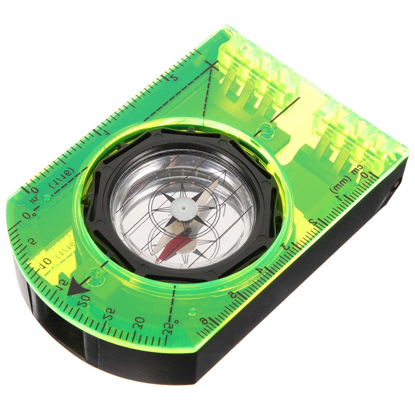 Kisangel Boussole D'Extérieur Boussole De Camping Transparente Boussole À Clip pour Randonnée Boussole De Survie Boussole De Randonnée Boussole De Carte Boussole De Navigation