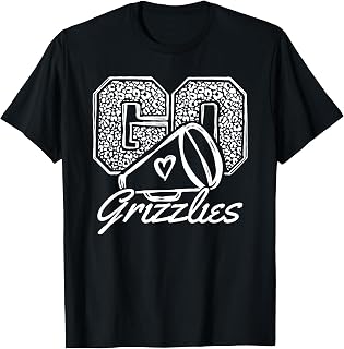 Go Cheer Grizzlies Sports Name Gifts Men Women Boy Girl T-Shirt