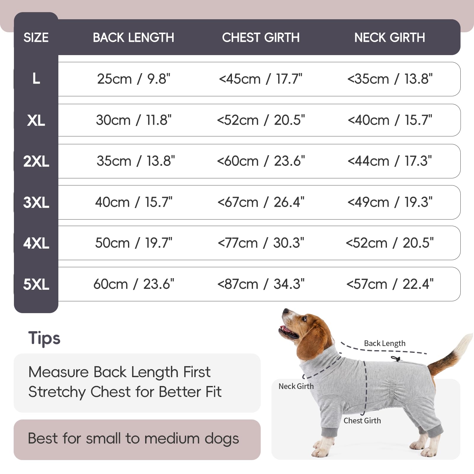 Pijama Perro Ligero 4 Patas para Perros Pequeños y Medianos, Mono Perro Suave y Elástico, Ideal para Casa, Dormir, Entretiempo, Subcapa y Anti Pelo, Gris Jaspeado 3XL