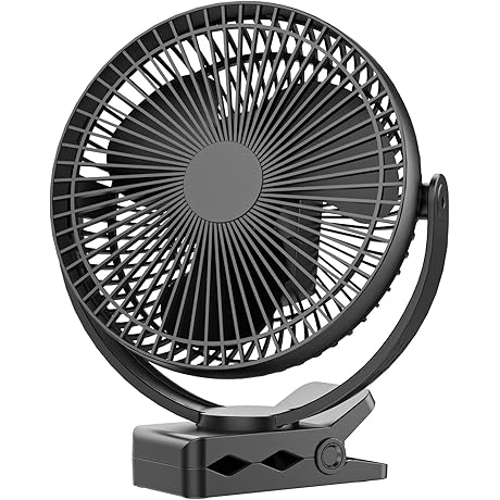 8-Inch Mini Quiet Desk Fan with Long Battery Life