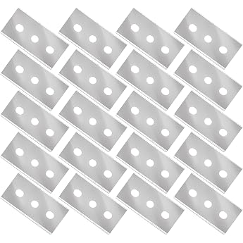 Pack of 20 Blades for Ceramic Hob Scraper Double Sided Scraper Blades [Energy Class A+]