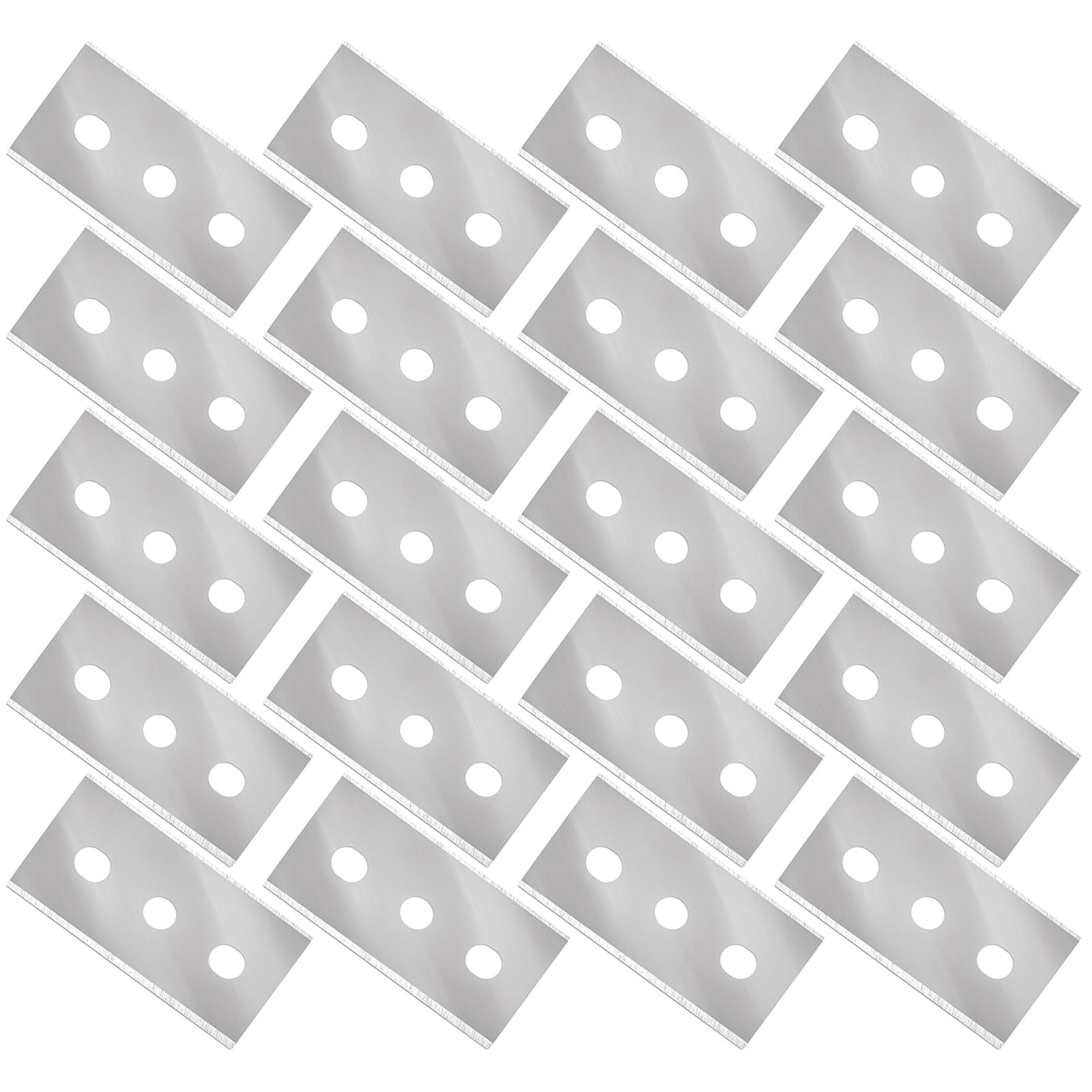 20 Piezas cuchillas de repuesto para raspador de vitrocerámica,Cuhilla para Rasquetas,Recambio para Rascador Multiusos,para Limpia Suelo,Horno,Placas de Inducción,Ventana