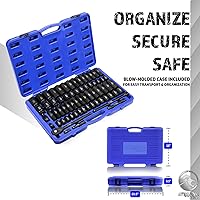 Vista 4 de Stark Elite 1/2" Drive Master Impact Socket Set, 65-Piece Deep & Shallow Socket Assortment SAE (3/8" to 1 1/4") & Metric(10mm to 24mm) Adapters +