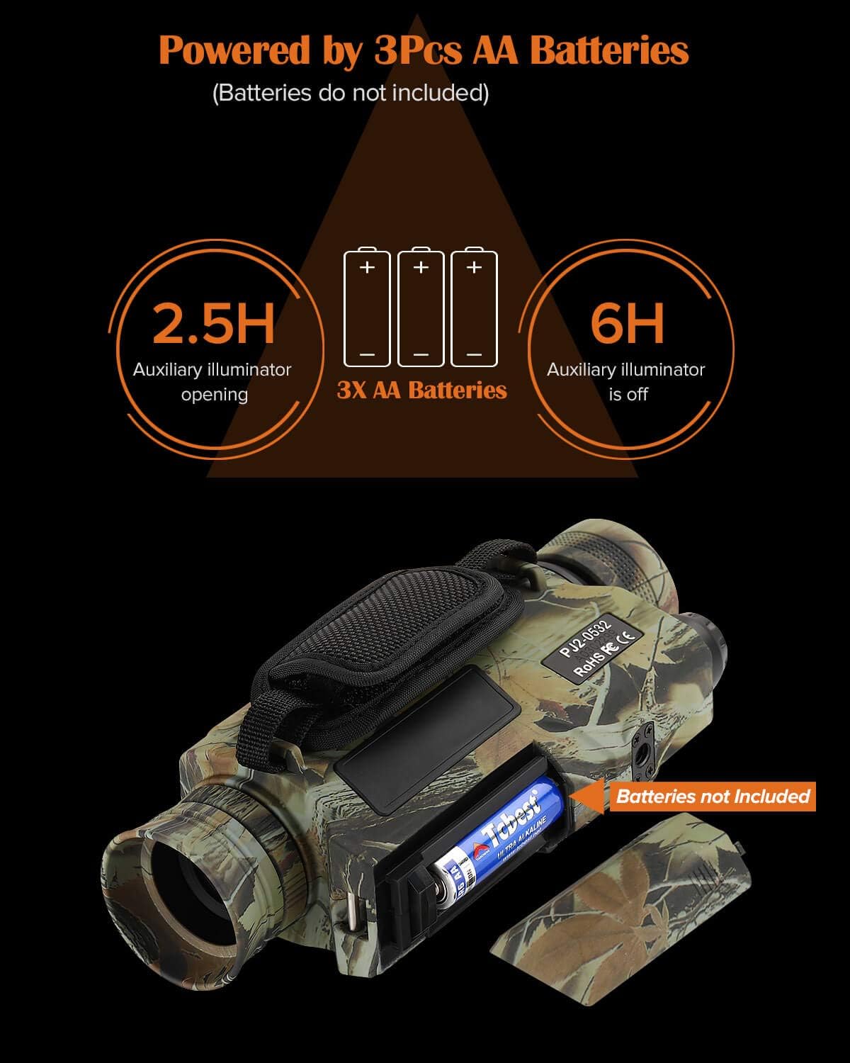 🔥 BOBLOV Night Vision Monocular, Digital Infrared Night Scope for Hunting, 5x32 Monocular with Camera & Camcorder, 200Yards Full Dark, Camouflage with Extra Fliter for Day (Camouflage) Prоduсt Dеаl BOBLOV Night Vision Monocular, Digital Infrared Night Scope for Hunting, 5x32 Monocular with Camera & Camcorder, 200Yards Full Dark, Camouflage with Extra Fliter for Day (Camouflage)