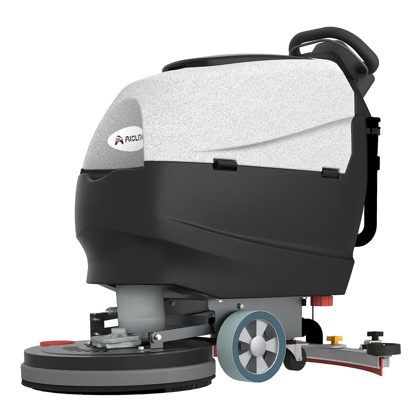 AIOLITH AF2013 Walk-Behind Floor Scrubber, 20" Path, 5H Runtime, 34,000 ft²/h Efficiency, Lithium Battery, Built for Long-Term Value, Lightweight &