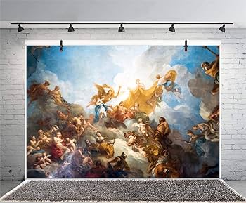 宗教画壁画集 宗教画 天井画 壁画 シール 6シート48枚 ルネサンス バロック