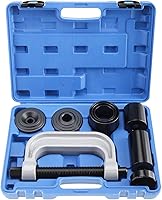 Vista 8 de Kit de herramientas de prensa de rótula resistente, kit de herramientas de extracción de juntas esféricas y U para la mayoría de automóviles y Azul