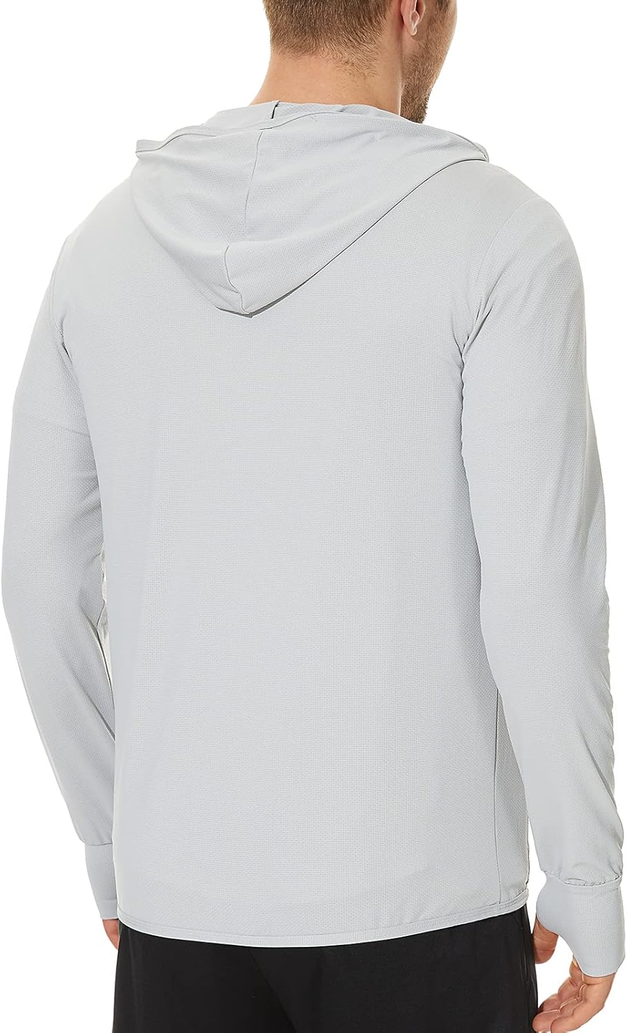 Men's UPF 50+ Sun Protection Hoodie Jacket Zip Up Lightweight Long Sleeve UV Fishing Shirts Quick Dry Zip Pockets - Image 5