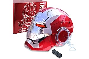 Jarvis Voice Controlled Silver Iron-man MK5 Helmet Cosplay Toy