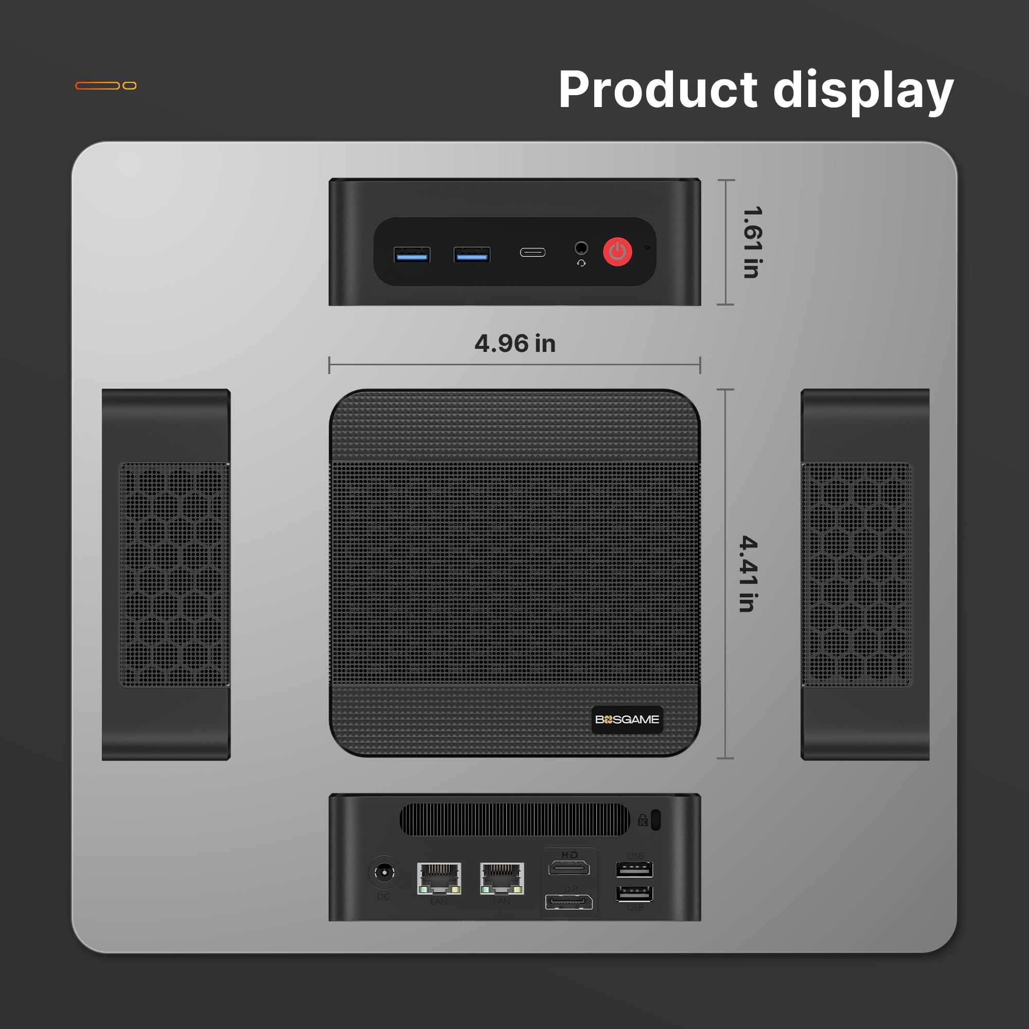 Amazon.com: BOSGAME P4 Pro Mini PC 5800U Ryzen 7 Windows 11 Pro