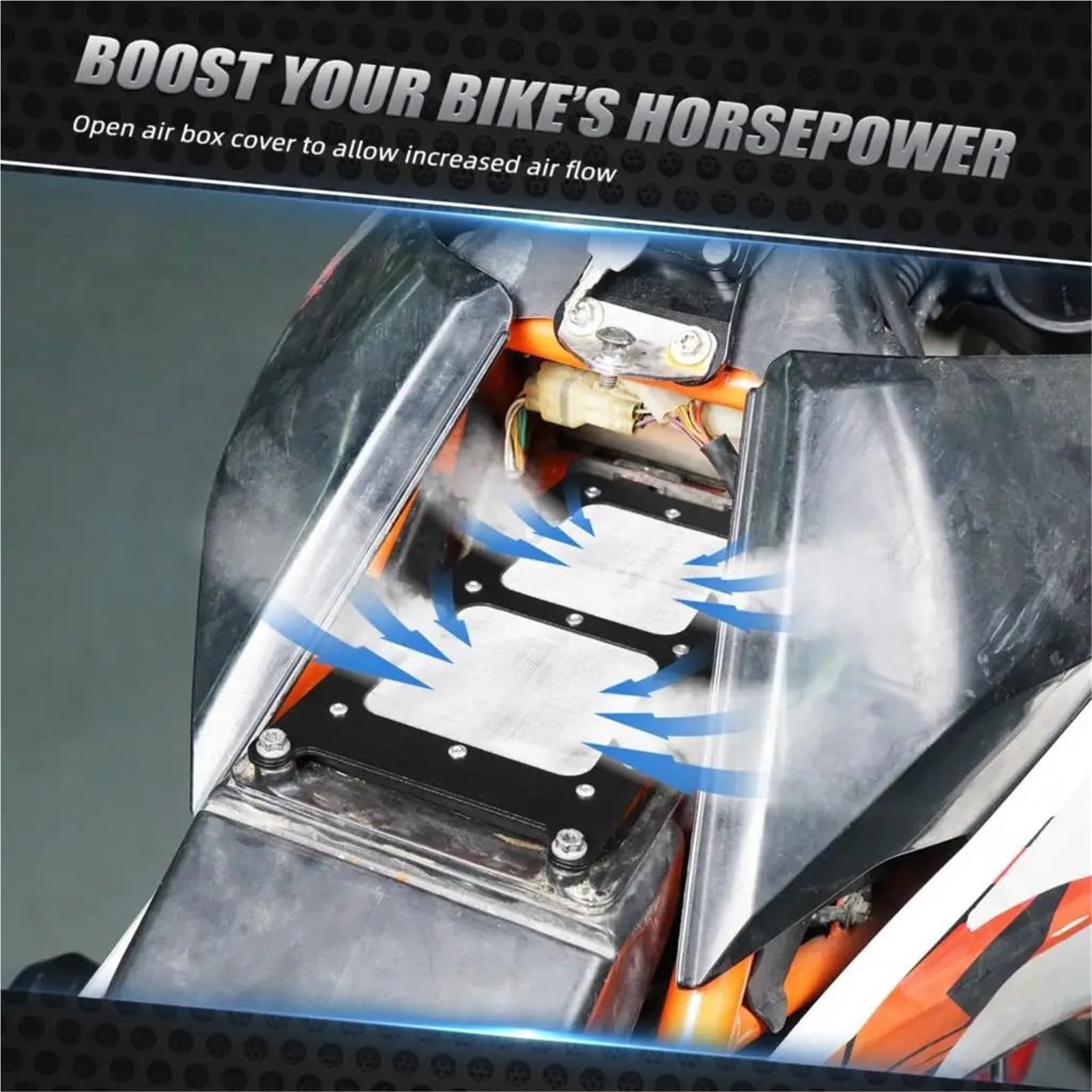 Do 701 Flow Air Filter Pokrywa skrzynki powietrznej Do 690 R 690 R filtr oleju ze stopu filtr oleju motocyklowego(High Flow Air Filter)