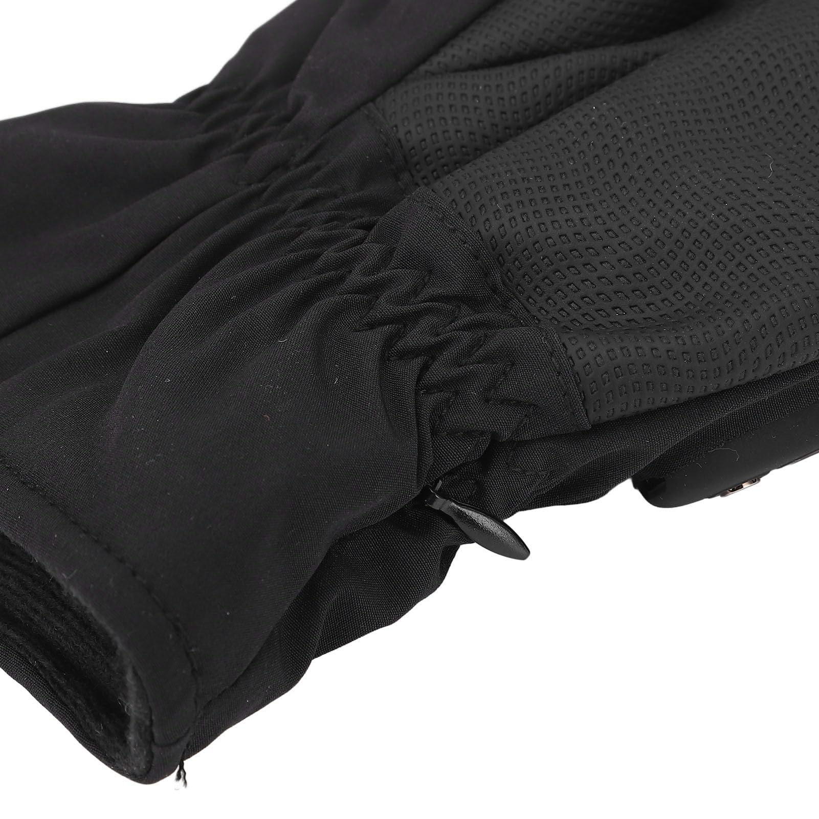 1 par de Guantes Calefactables, Guantes de Invierno Negros para Mujer, Pantalla Digital, 3 Temperaturas, Resistente Al Viento, Forro de Felpa Lavable, Manoplas Cálidas de