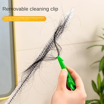 Sink Hair Catcher Brush Pipe Protection Unclogger Cleanser