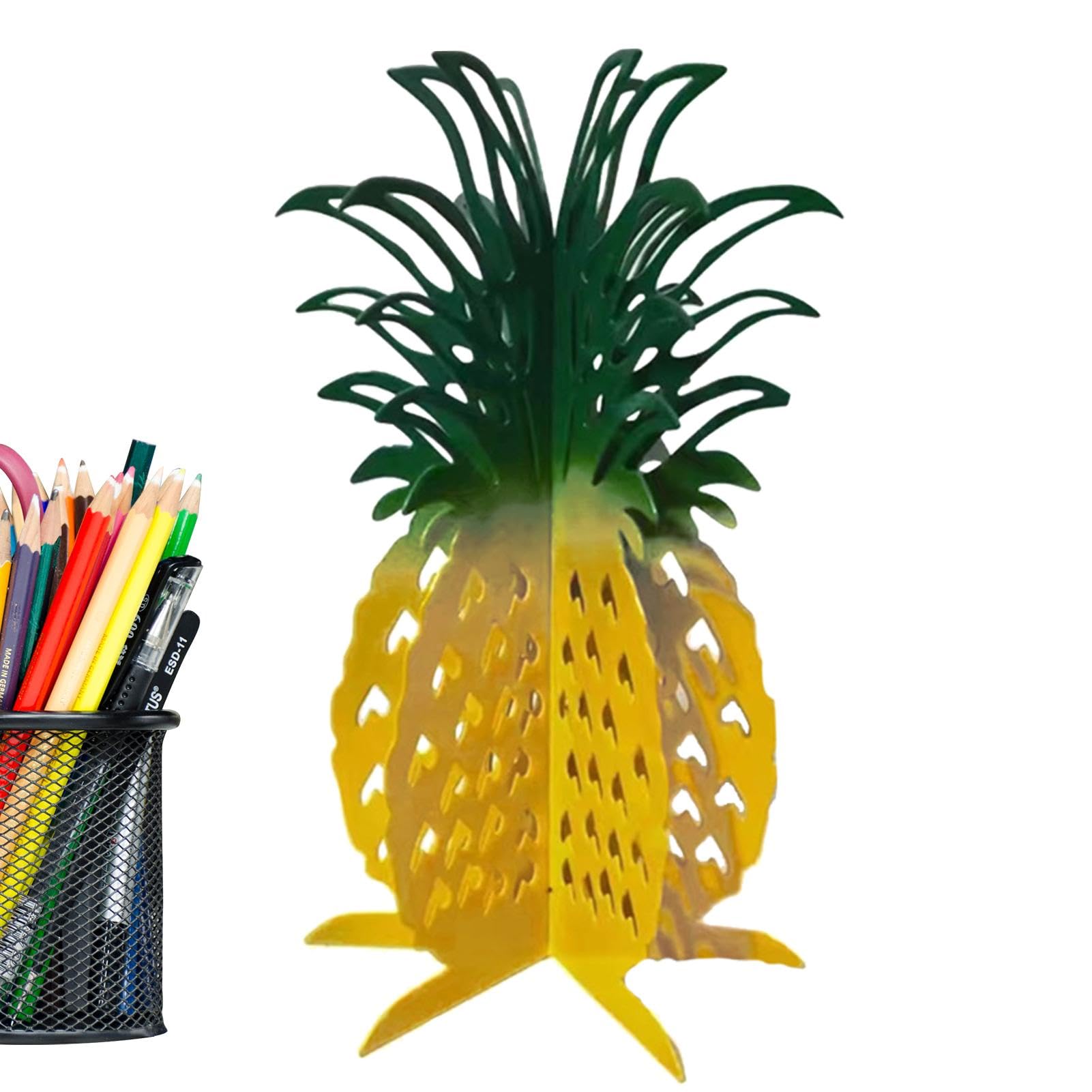 Arreglo De Mesa De Fruta Con Piña Hawaiana Decoración De Panal De