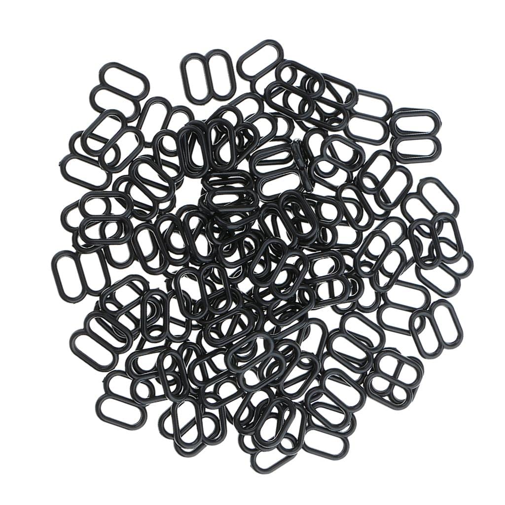 CALANDIS 10x100 Pieces Durable Material Bra Lingerie Strap Clips Hook Slider Buckle 8mm Black | Other Sewing | Sewing | Crafts | CALANDIS 10x100 Pieces Durable Material Bra Lingerie Strap Clips Hook Slider Buckle 8mm Black-image-19