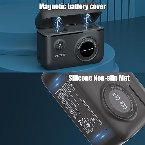 Miniatura 6 de JYJZPB Batería LP-E6NH de 2600mAh y cargador rápido tipo C para Canon EOS R R5 R6 R7 R8, RF, EOS 70D 80D 90D, 5D 6D 7D, 5D Mark II, 5D Mark III, 5D