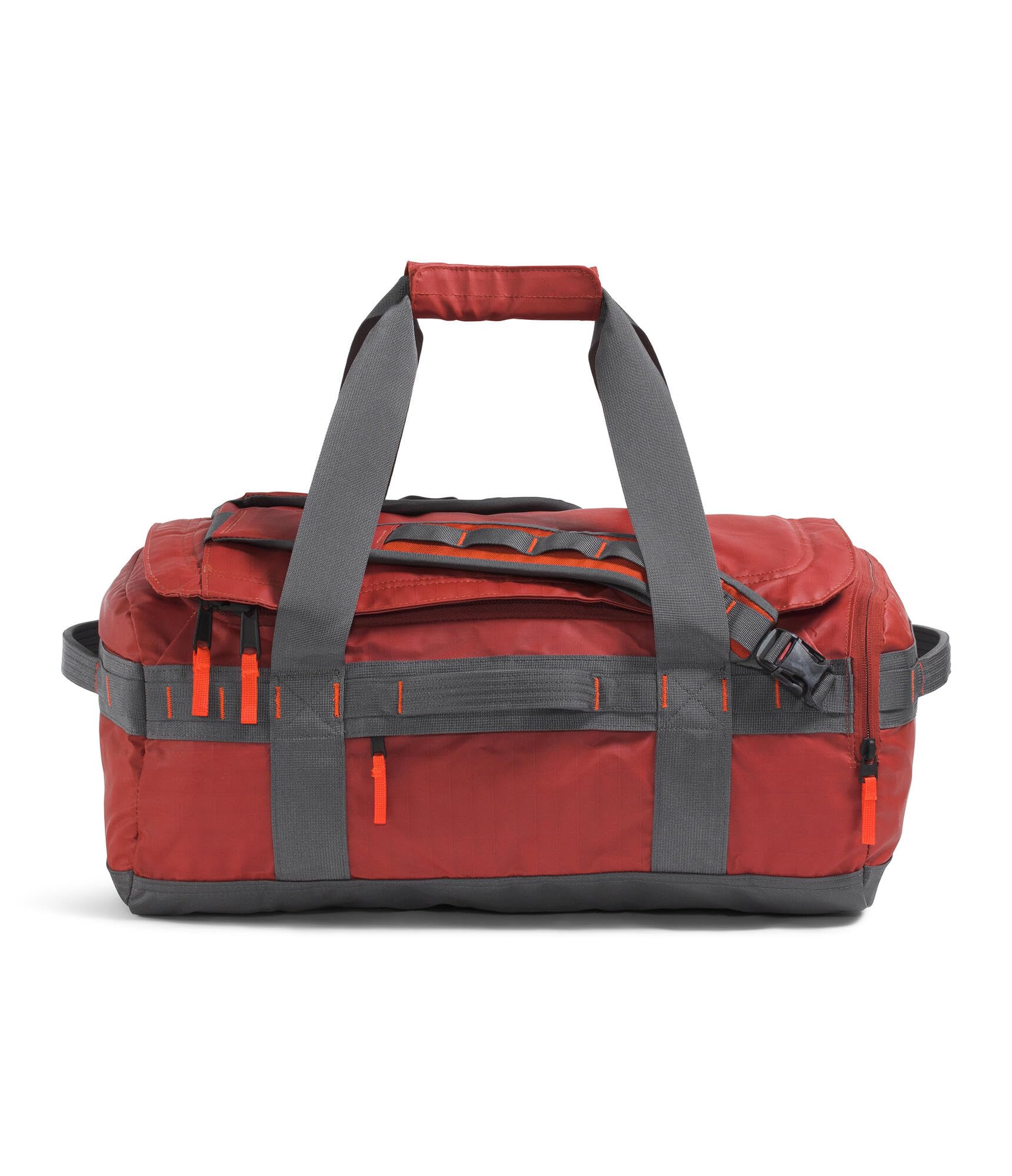 THE NORTH FACE Base Camp Voyager Duffel, Iron Clay/Gy/Lava Red, 42 Liters