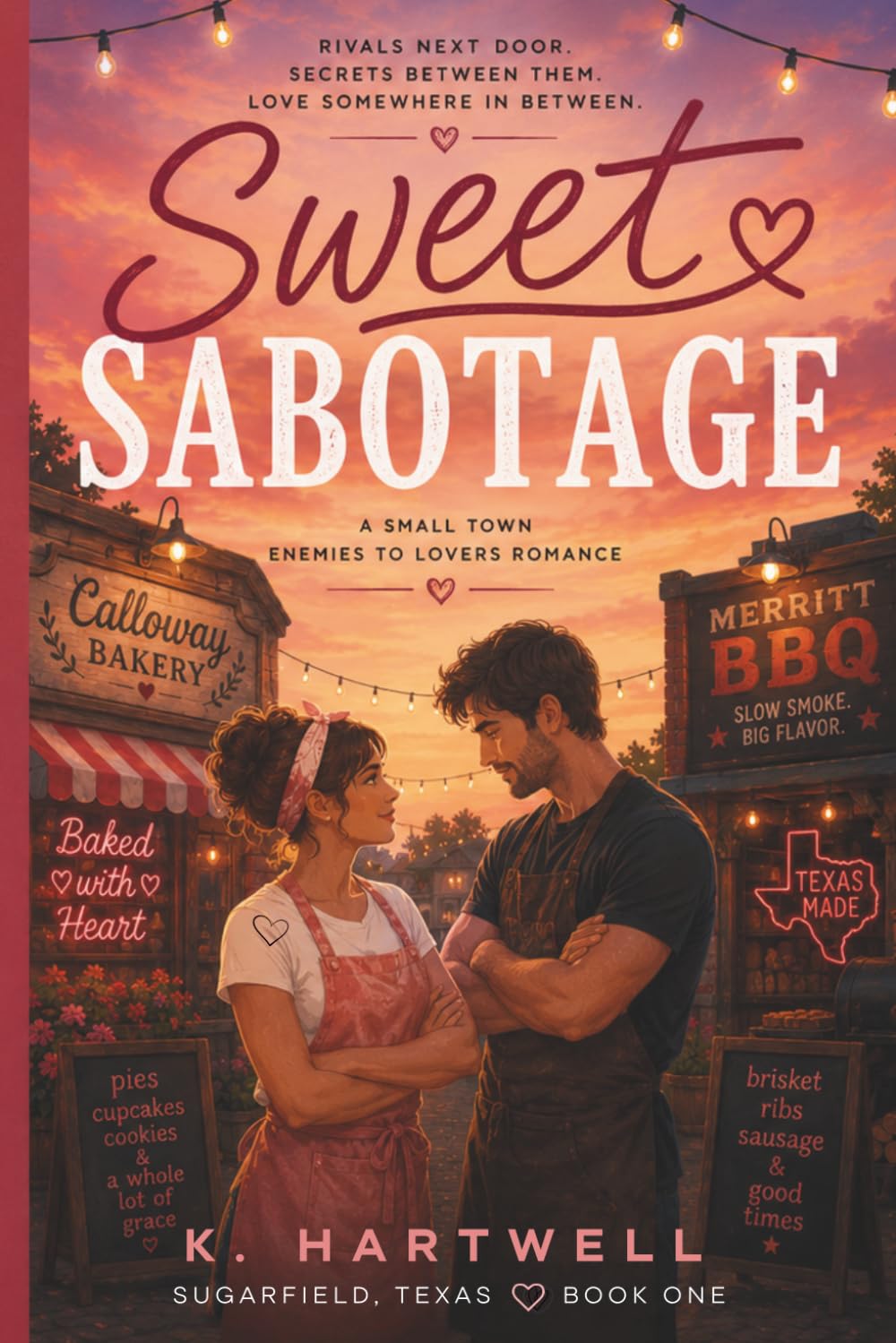 Sweet Sabotage: A Small-Town Enemies to Lovers Romance (Book 1) (Sugarfield Romance Series)