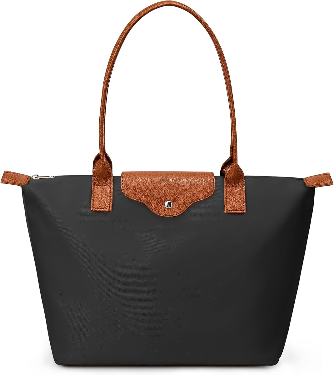 KALIDI Tote Bag for Women Nylon Top-Handle Purse,Large Capacity Shoulder Hobo handBag with Zipper Leisure Foldable Weekend