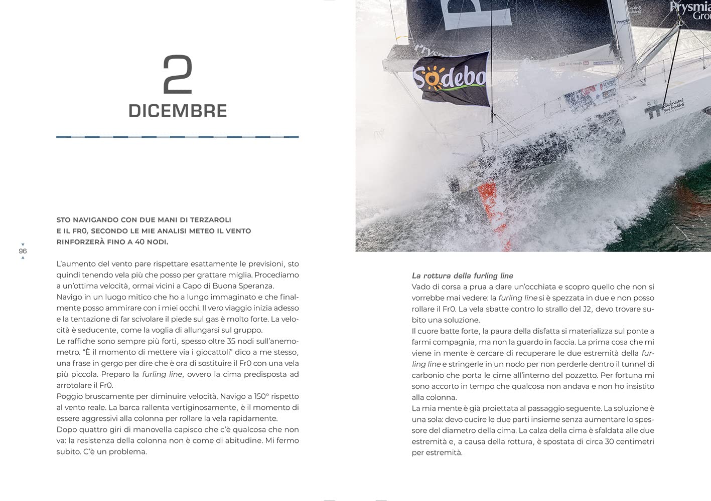 L'anima nell'oceano. I miei 80 giorni al Vendée Globe. Ediz. a colori
