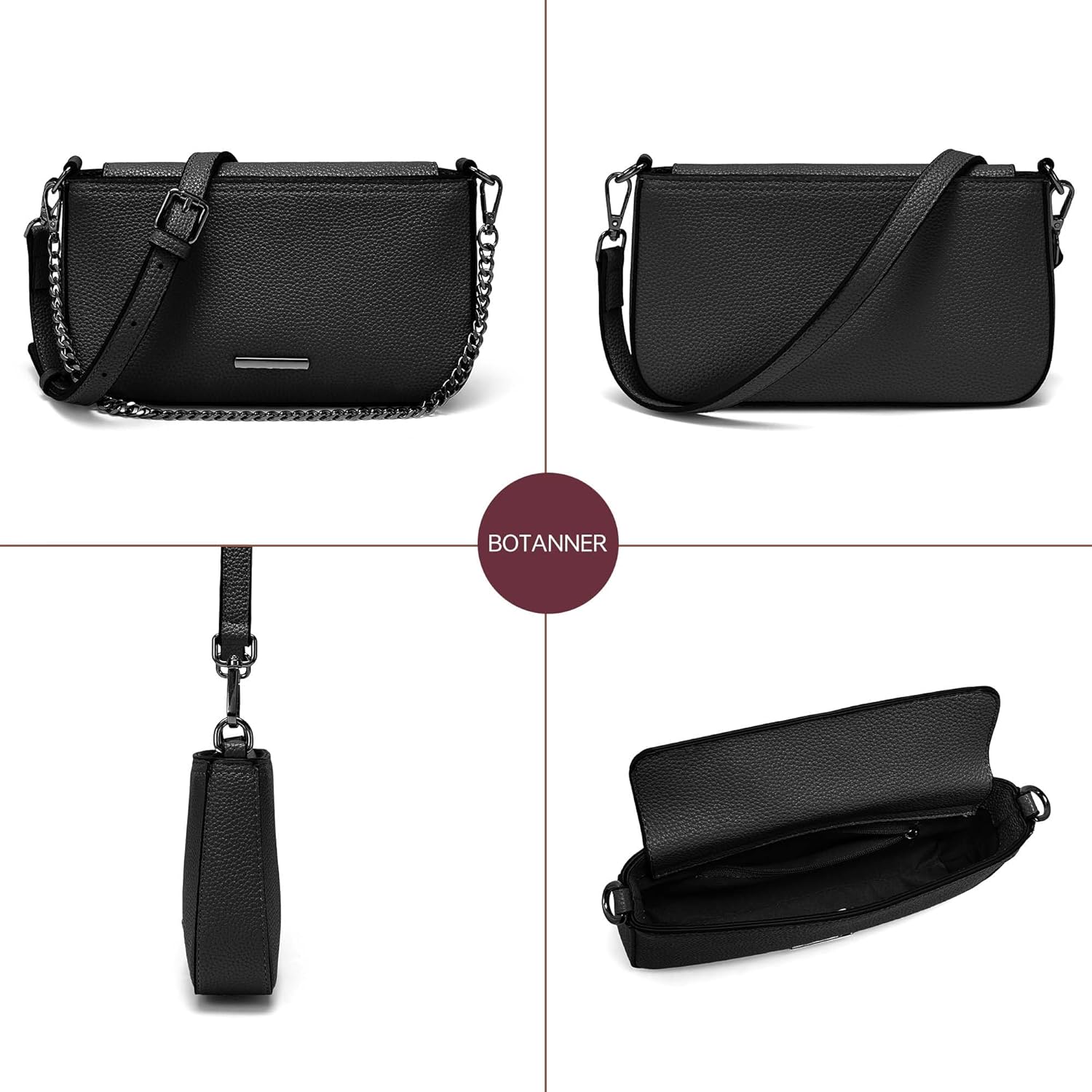 Small Crossbody Bags for Women Leather Crossbody Handbags Cute Crossbody Purse with Adjustable Strap