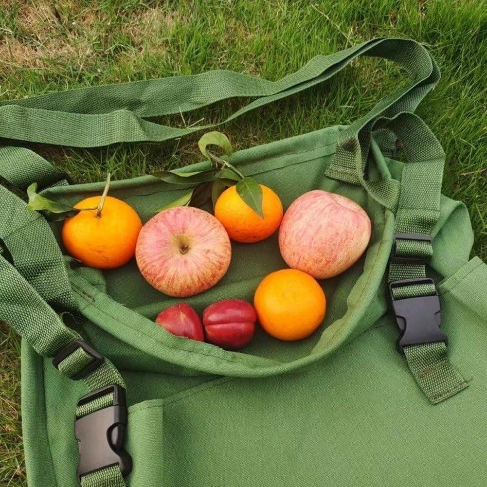 Sac de cueillette de Fruits, Tablier de récolte pour Jardin, Sac de cueillette de légumes réglable, Pochette de récolte, Sac de cueillette en Toile pour jardiniers de Champignons