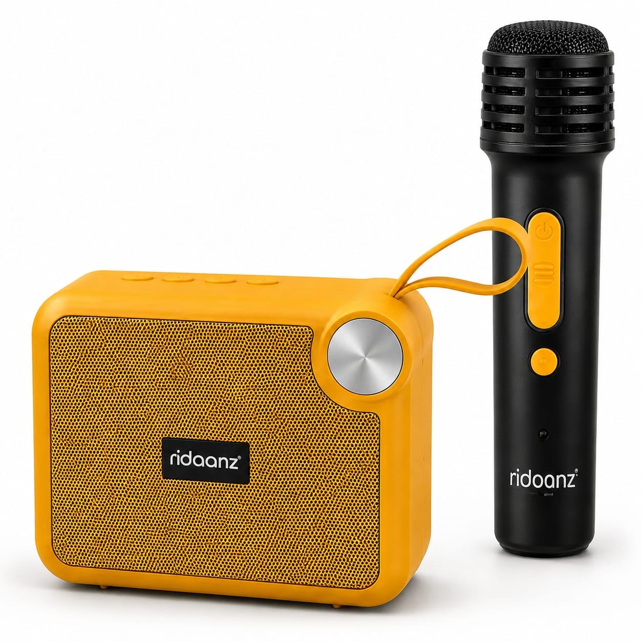 Portable Wireless Bluetooth Speaker with Wireless Microphone, TF Card, FM Radio & Type-C Chargin-image-25