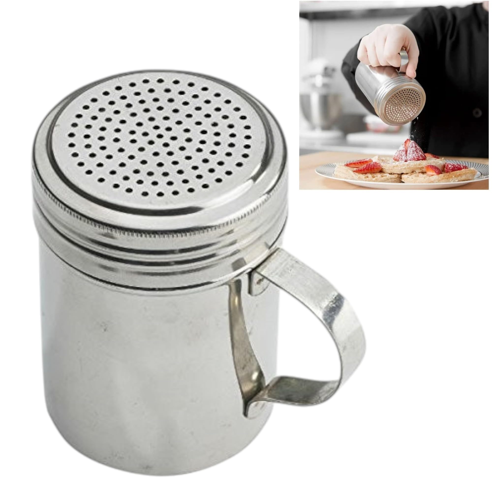 THW Stainless Steel Dredger with Handle