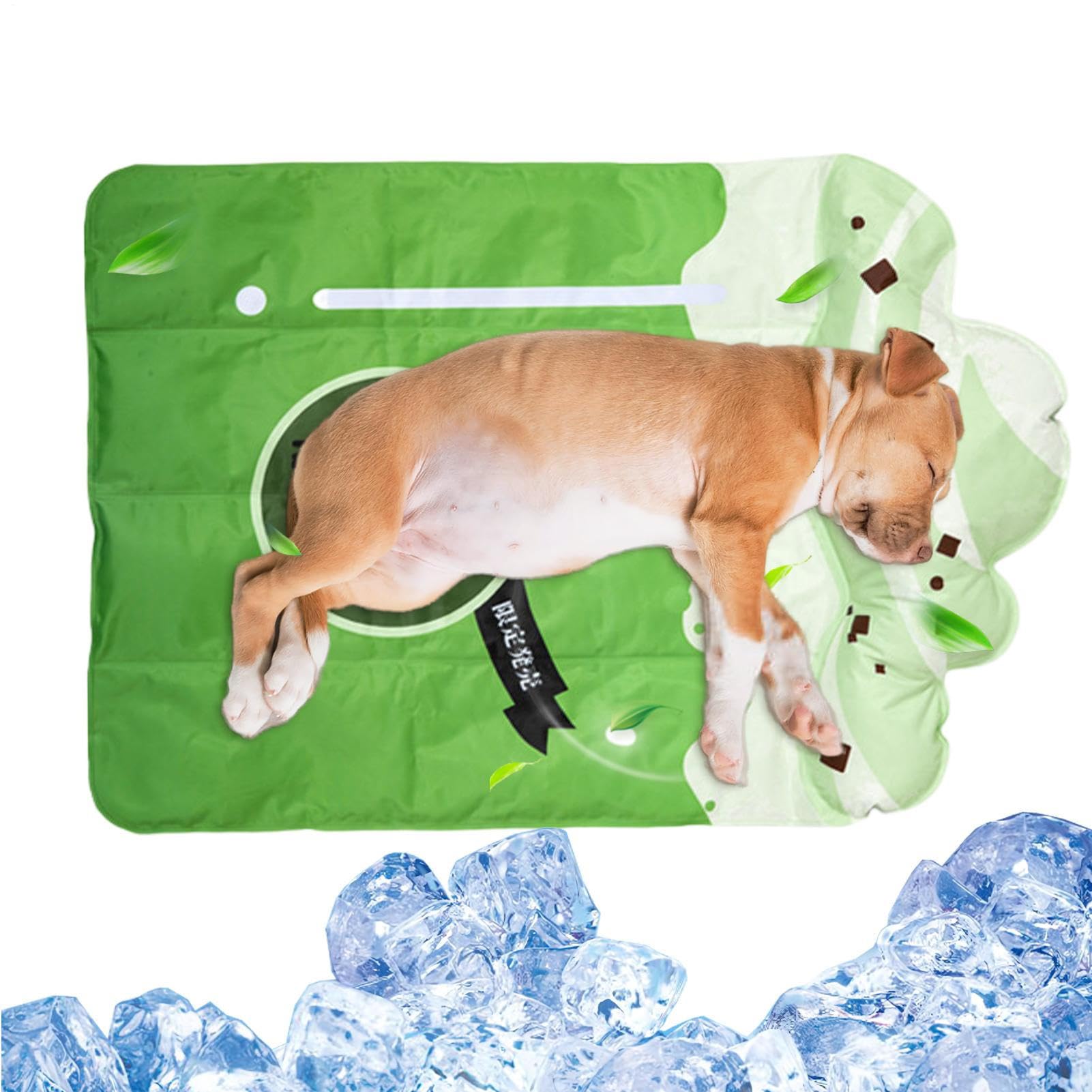 Tapis de refroidissement pour animal en gel imperméable pour grand chien et chat