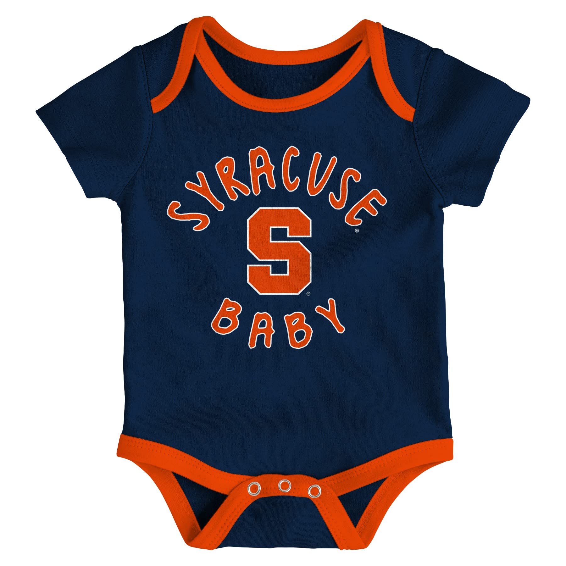 Outerstuff NCAA Infant Champs 3-Piece Creeper Set, Syracuse Orange 18 Months