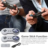 Vista 6 de Consola de videojuegos Retro 926 Juegos TV Stick H-D-M-I con 2 controladores inalámbricos