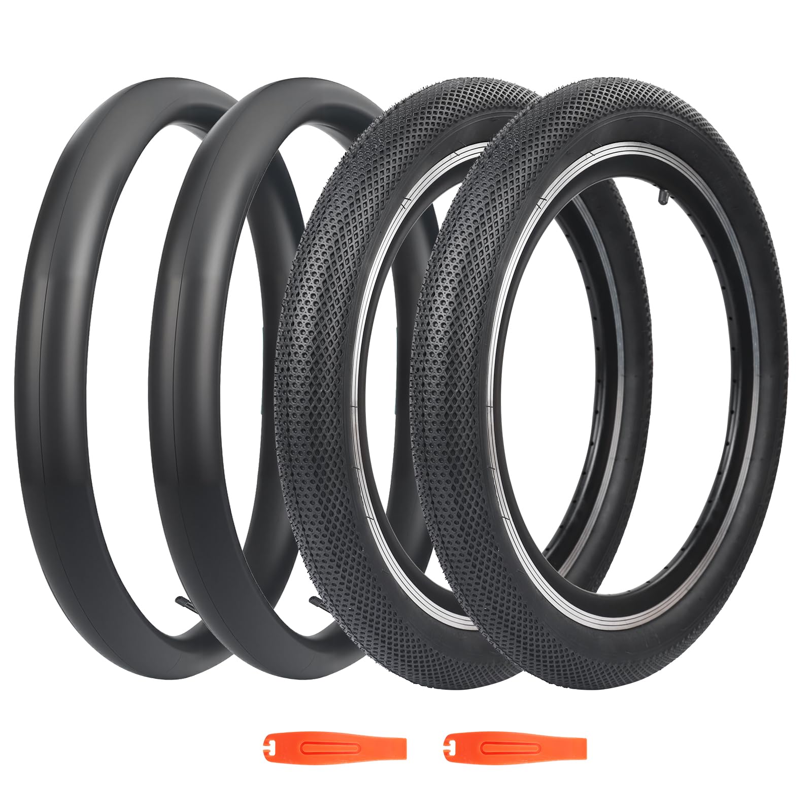 ZUKKA 2 składane opony BMX 20 cali 20 x 2,40 cm, płaszcz i 2 x 20 cali, wąż kompatybilny z rowerem dziecięcym, MTB, rower górski, MX Freestyle 20 x 2,40, opony rowerowe i dętki