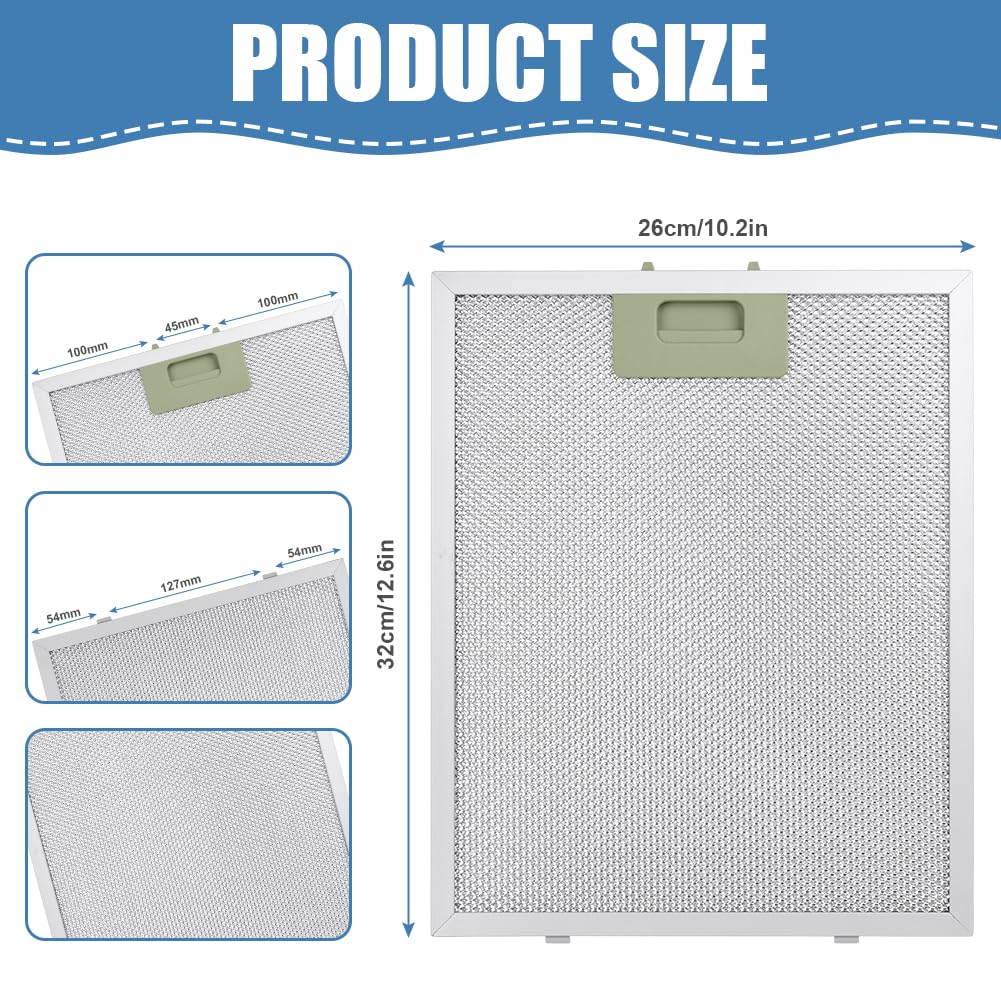 Filtri Grasso Per Cappa Cucina 2 Filtri Grasso In Alluminio Per - Foto 6