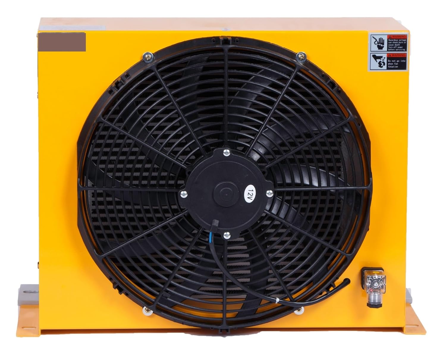 AH1490T Industrial Air Oil Cooler with Fan 250L/min Aluminum Plate Heat Exchanger Hydraulic System Radiator Efficient Shock Absorption(AC220)