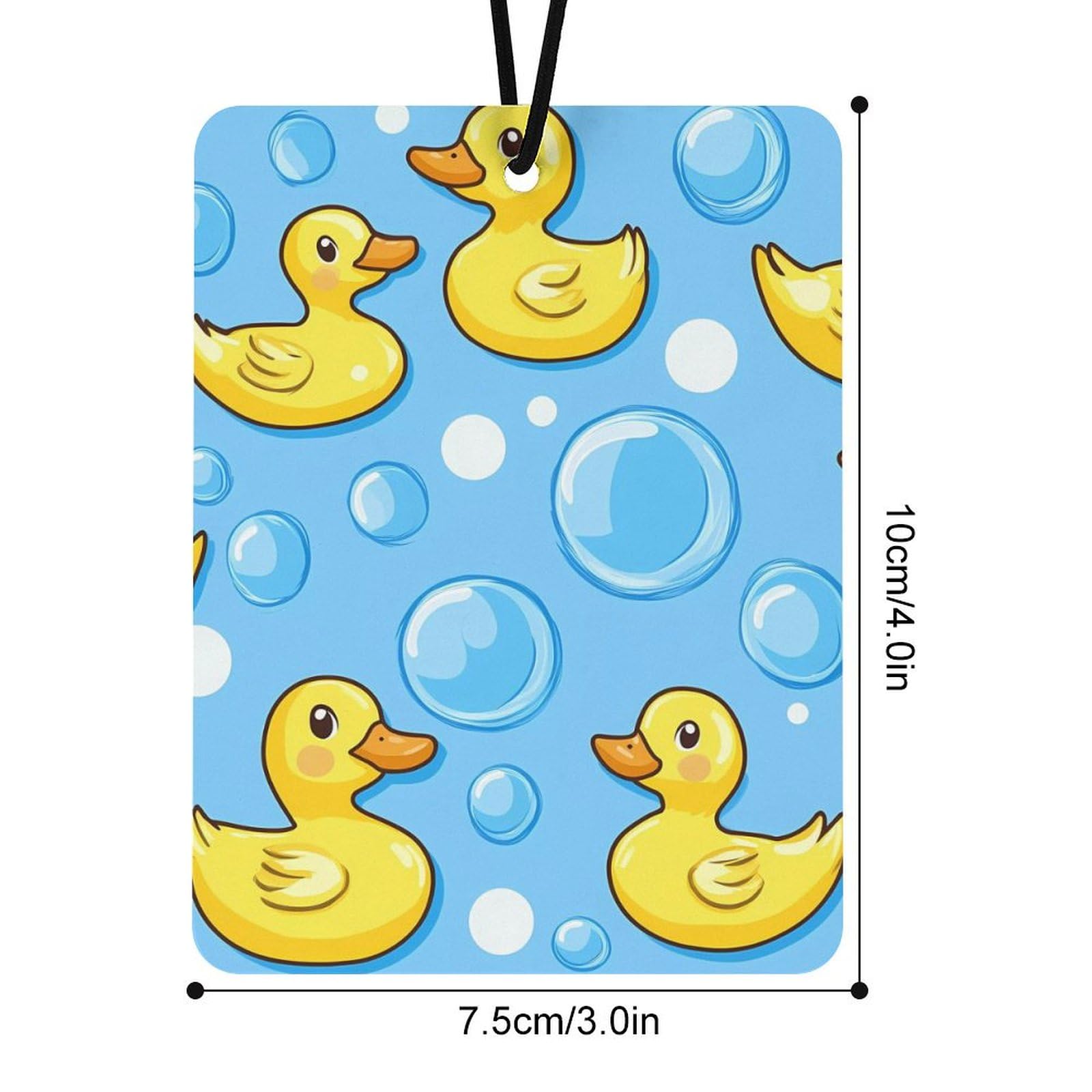 Ducks Car Air Freshener Hanging Aromatherapy Tablets for Car Accessories Square