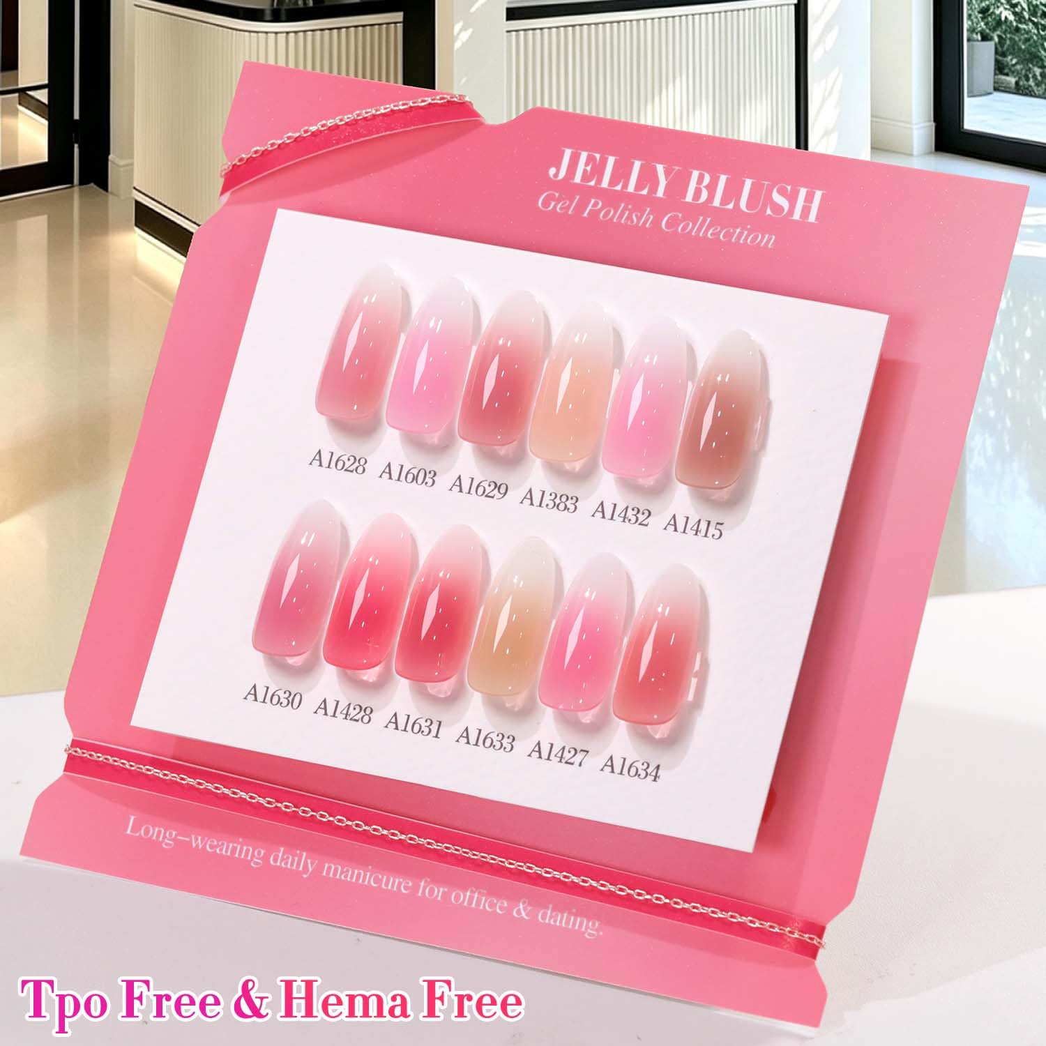 Double Rhythm Juego de esmaltes de uñas de gel, 28 piezas, mismo color y botella, juego de esmalte de uñas de gel extraíble para manicura y decoración de uñas en casa, ideal para mujeres (colección