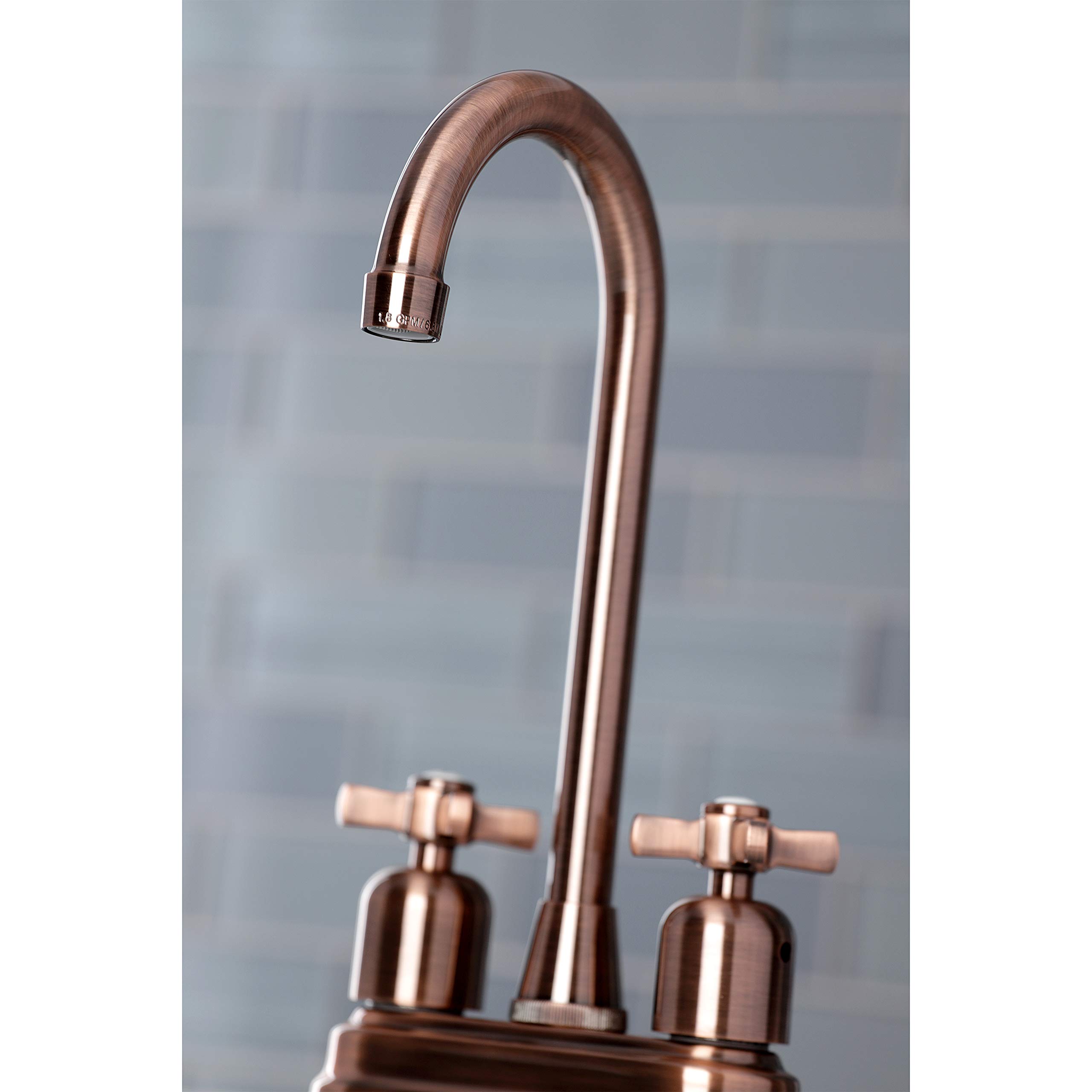 Kingston Brass KB849ZXAC Millennium Bar Rubinetto in rame anticato